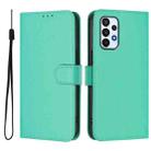 For Samsung Galaxy A23 4G / 5G / F23 5G Skin Feel Solid Color Leather Phone Case with Lanyard(Green) - 2
