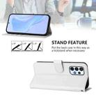 For Samsung Galaxy A23 4G / 5G / F23 5G Skin Feel Solid Color Leather Phone Case with Lanyard(White) - 3