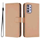 For Samsung Galaxy A32 5G / M32 5G Skin Feel Solid Color Leather Phone Case with Lanyard(Nude) - 2