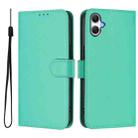 For Samsung Galaxy A07 4G Skin Feel Solid Color Leather Phone Case with Lanyard(Green) - 2