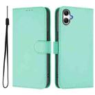 For Samsung Galaxy A07 4G Skin Feel Solid Color Leather Phone Case with Lanyard(Mint Green) - 2