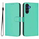 For Samsung Galaxy A17 5G Skin Feel Solid Color Leather Phone Case with Lanyard(Green) - 2