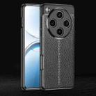 For OPPO Find X8 Pro Litchi Texture Shockproof TPU Phone Case(Black) - 1