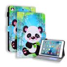 For iPad mini (2019) Horizontal Flip Leather Case, with  Card Slots & Holder & Photo Frame(Cartoon Panda) - 1