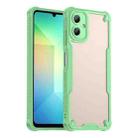 For Samsung Galaxy A06 4G Armor Glaze PC Hybrid TPU Phone Case(Green) - 1