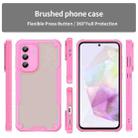 For Samsung Galaxy A36 5G Armor Glaze PC Hybrid TPU Phone Case(Pink) - 2