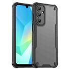 For Samsung Galaxy A56 5G Armor Glaze PC Hybrid TPU Phone Case(Black) - 1