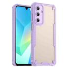 For Samsung Galaxy A56 5G Armor Glaze PC Hybrid TPU Phone Case(Purple) - 1