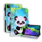 For iPad Pro 11 inch (2020) Horizontal Flip Leather Tablet Case, with  Card Slots & Holder & Photo Frame(Cartoon Panda) - 1