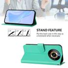 For Realme Narzo 60 Pro Global Skin Feel Solid Color Leather Phone Case with Lanyard(Green) - 3