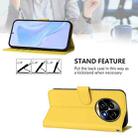 For Realme 13 Pro 5G / 13 Pro+ 5G Skin Feel Solid Color Leather Phone Case with Lanyard(Lemon Yellow) - 3