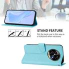 For Realme 13 Pro 5G / 13 Pro+ 5G Skin Feel Solid Color Leather Phone Case with Lanyard(Sky Blue) - 3