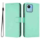 For Realme C30 4G / C30s Skin Feel Solid Color Leather Phone Case with Lanyard(Mint Green) - 2