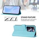 For Realme C63 Global Skin Feel Solid Color Leather Phone Case with Lanyard(Sky Blue) - 3