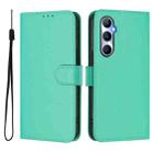 For Realme C65 4G Global Skin Feel Solid Color Leather Phone Case with Lanyard(Green) - 2