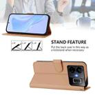 For Realme GT3 5G / GT Neo 5 240W Skin Feel Solid Color Leather Phone Case with Lanyard(Nude) - 3