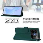 For Realme GT3 5G / GT Neo 5 240W Skin Feel Solid Color Leather Phone Case with Lanyard(Dark Green) - 3