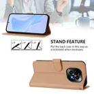 For Realme C63 5G Global Skin Feel Solid Color Leather Phone Case with Lanyard(Nude) - 3