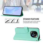 For Realme C63 5G Global Skin Feel Solid Color Leather Phone Case with Lanyard(Mint Green) - 3