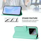For Realme GT7 Pro 5G Skin Feel Solid Color Leather Phone Case with Lanyard(Mint Green) - 3