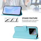 For Realme GT7 Pro 5G Skin Feel Solid Color Leather Phone Case with Lanyard(Sky Blue) - 3
