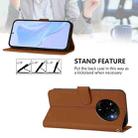 For Realme Narzo 80 Pro Skin Feel Solid Color Leather Phone Case with Lanyard(Brown) - 4