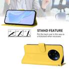 For Realme Narzo 80 Pro Skin Feel Solid Color Leather Phone Case with Lanyard(Lemon Yellow) - 4