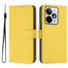 For Realme Neo7 Turbo 5G Skin Feel Solid Color Leather Phone Case with Lanyard(Lemon Yellow) - 2