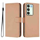 For Realme V70 5G / 14X Global Skin Feel Solid Color Leather Phone Case with Lanyard(Nude) - 2