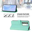 For Realme V70 5G / 14X Global Skin Feel Solid Color Leather Phone Case with Lanyard(Mint Green) - 4