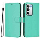 For Realme C71 4G Global Skin Feel Solid Color Leather Phone Case with Lanyard(Green) - 2