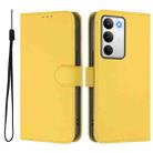 For Realme C71 4G Global Skin Feel Solid Color Leather Phone Case with Lanyard(Lemon Yellow) - 2