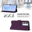 For Realme C71 4G Global Skin Feel Solid Color Leather Phone Case with Lanyard(Violet) - 4