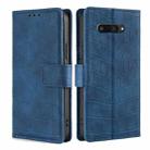 For Kyocera Digno SX4 5G Skin Feel Crocodile Magnetic Clasp Leather Phone Case(Blue) - 1