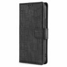 For iPhone 16 Skin Feel Crocodile Magnetic Clasp Leather Phone Case(Black) - 2