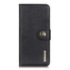 For Xiaomi Mi 10 Ultra KHAZNEH Cowhide Texture Horizontal Flip Leather Case with Holder & Card Slots & Wallet(Black) - 1