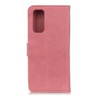 For Xiaomi Mi 10 Ultra KHAZNEH Cowhide Texture Horizontal Flip Leather Case with Holder & Card Slots & Wallet(Pink) - 3