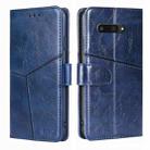 For Kyocera Digno SX4 5G Geometric Stitching Leather Phone Case(Blue) - 1