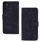 For Samsung Galaxy S24+ 5G Mandala Embossed Dual-Fold Calf Leather Phone Case(Black) - 2