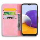 For Samsung Galaxy S23 FE 5G Mandala Embossed Dual-Fold Calf Leather Phone Case(Pink) - 3