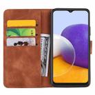 For Samsung Galaxy S23+ 5G Mandala Embossed Dual-Fold Calf Leather Phone Case(Brown) - 3