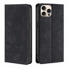 For iPhone 16 Pro Skin Feel Magnetic Leather Phone Case(Black) - 1