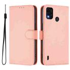 For OPPO A98 5G / F23 5G India Skin Feel Solid Color Leather Phone Case with Lanyard(Pink) - 2