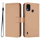 For OPPO A98 5G / F23 5G India Skin Feel Solid Color Leather Phone Case with Lanyard(Nude) - 2