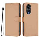 For OPPO A1 Pro 5G Skin Feel Solid Color Leather Phone Case with Lanyard(Nude) - 2