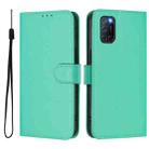 For OPPO A72 / A52 / A92 4G Skin Feel Solid Color Leather Phone Case with Lanyard(Green) - 2