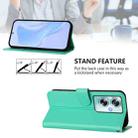For OPPO A79 5G Global Skin Feel Solid Color Leather Phone Case with Lanyard(Green) - 3