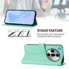 For OPPO Find X7 Ultra Skin Feel Solid Color Leather Phone Case with Lanyard(Mint Green) - 3