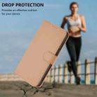 For OPPO Reno9 5G / Reno9 Pro 5G Skin Feel Solid Color Leather Phone Case with Lanyard(Nude) - 5