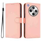 For OPPO Find X8 Skin Feel Solid Color Leather Phone Case with Lanyard(Pink) - 2